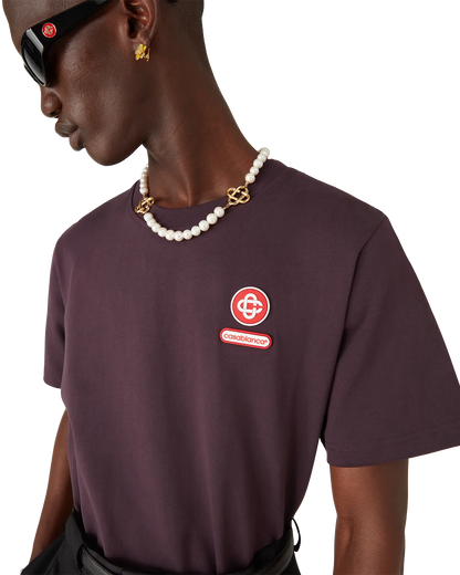T-shirt à manches courtes avec écusson logo