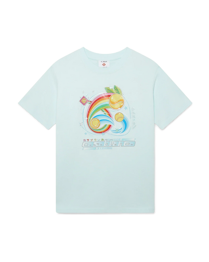 T-shirt à manches courtes balle de tennis manga