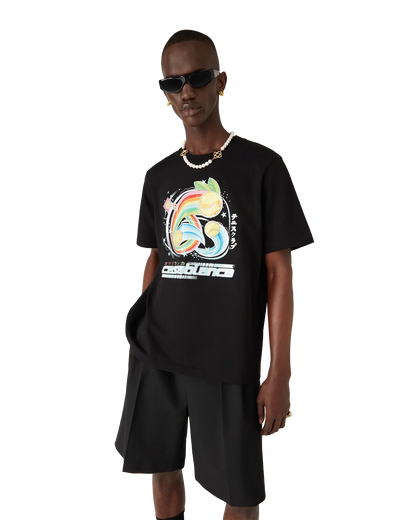 T-shirt à manches courtes balle de tennis manga
