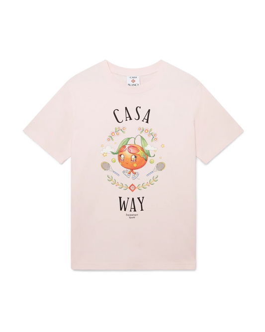 Casa Way Orange Mascot Short Sleeve T-Shirt