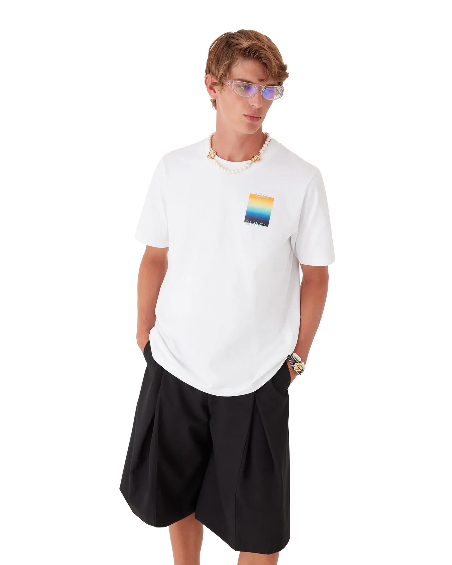 T-shirt à manches courtes Gradient Square