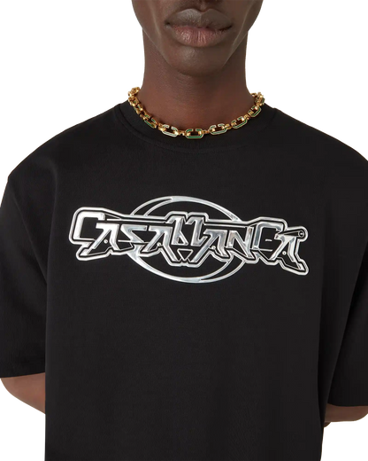 T-shirt Casablanca Chrome surdimensionné à manches courtes