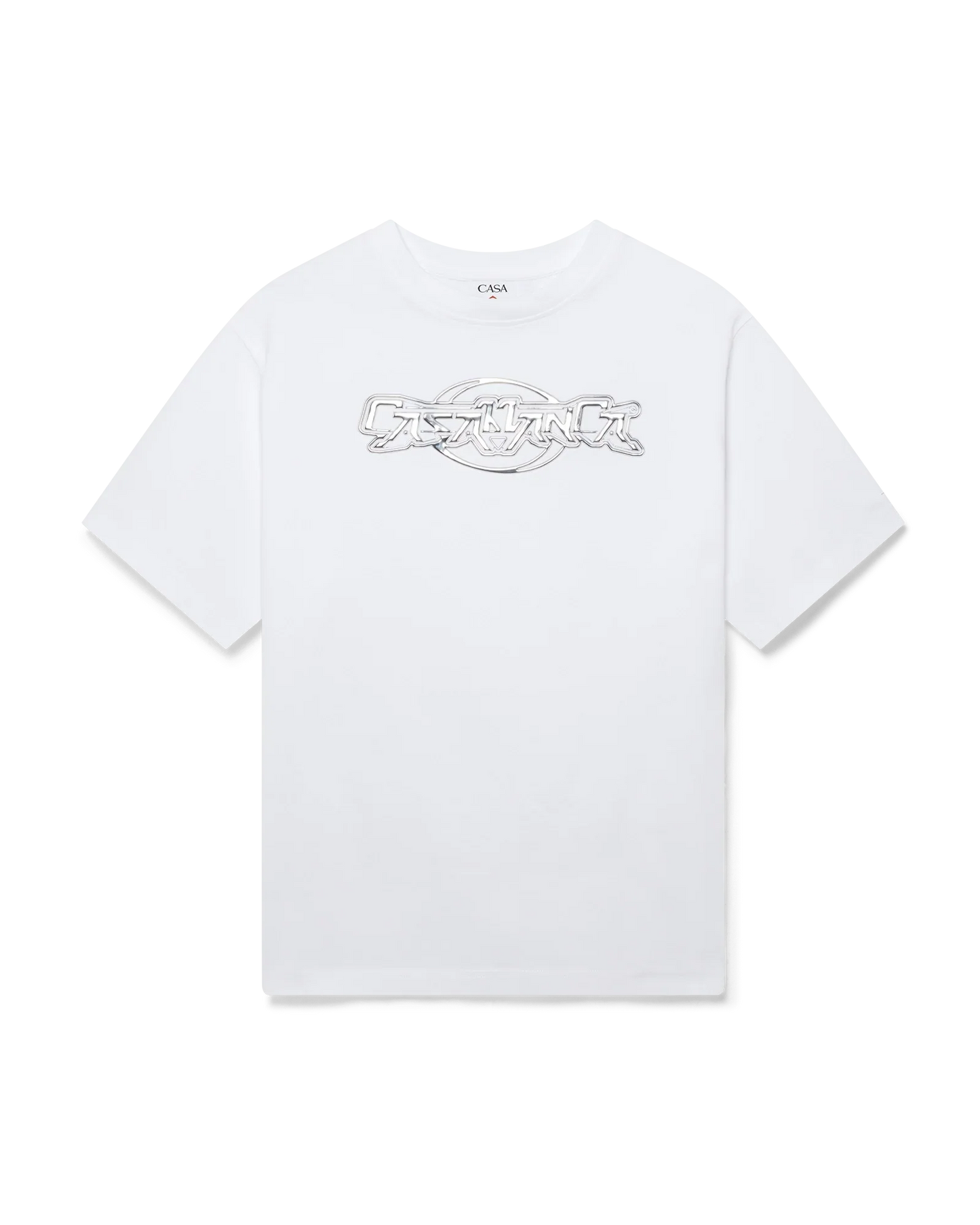 T-shirt Casablanca Chrome surdimensionné à manches courtes