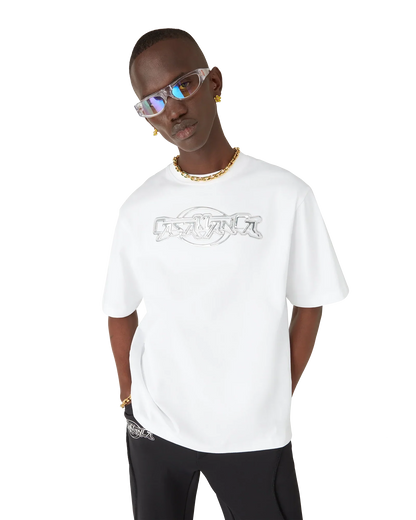 T-shirt Casablanca Chrome surdimensionné à manches courtes