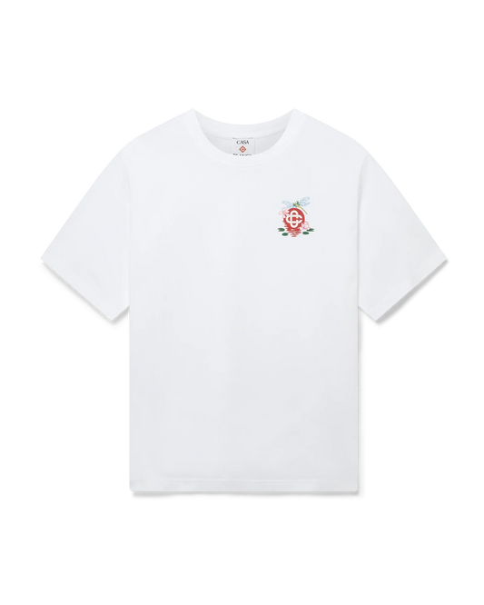 Dragonfly Floral Oversized Short Sleeve T-Shirt