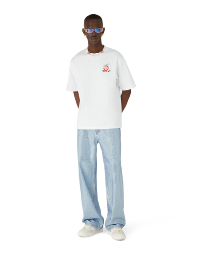 T-shirt ample à manches courtes et motif libellule