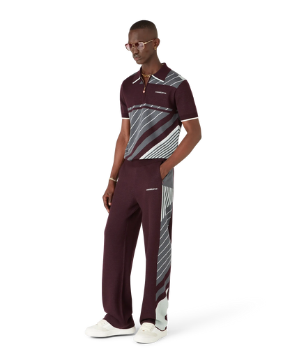 Merino Diagonal Tennis Polo