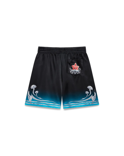 Short en satin de soie Blades