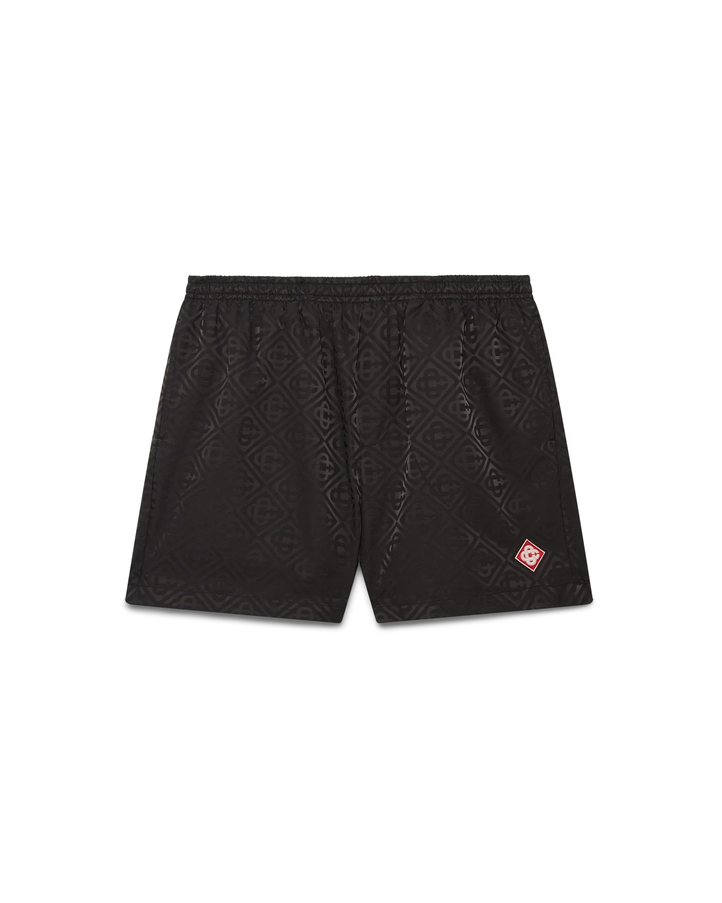 Short de bain jacquard monogramme