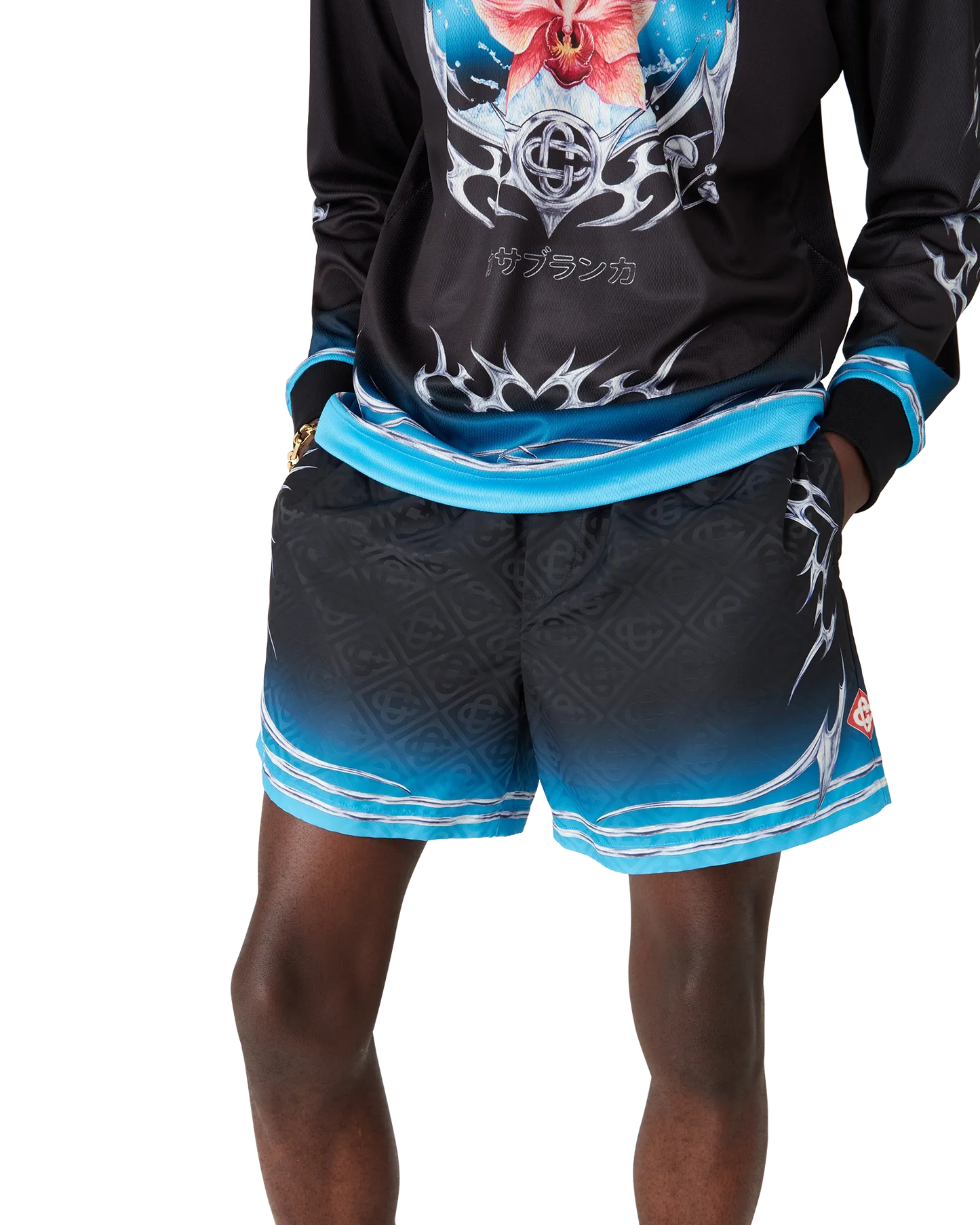 Short de bain jacquard Blades