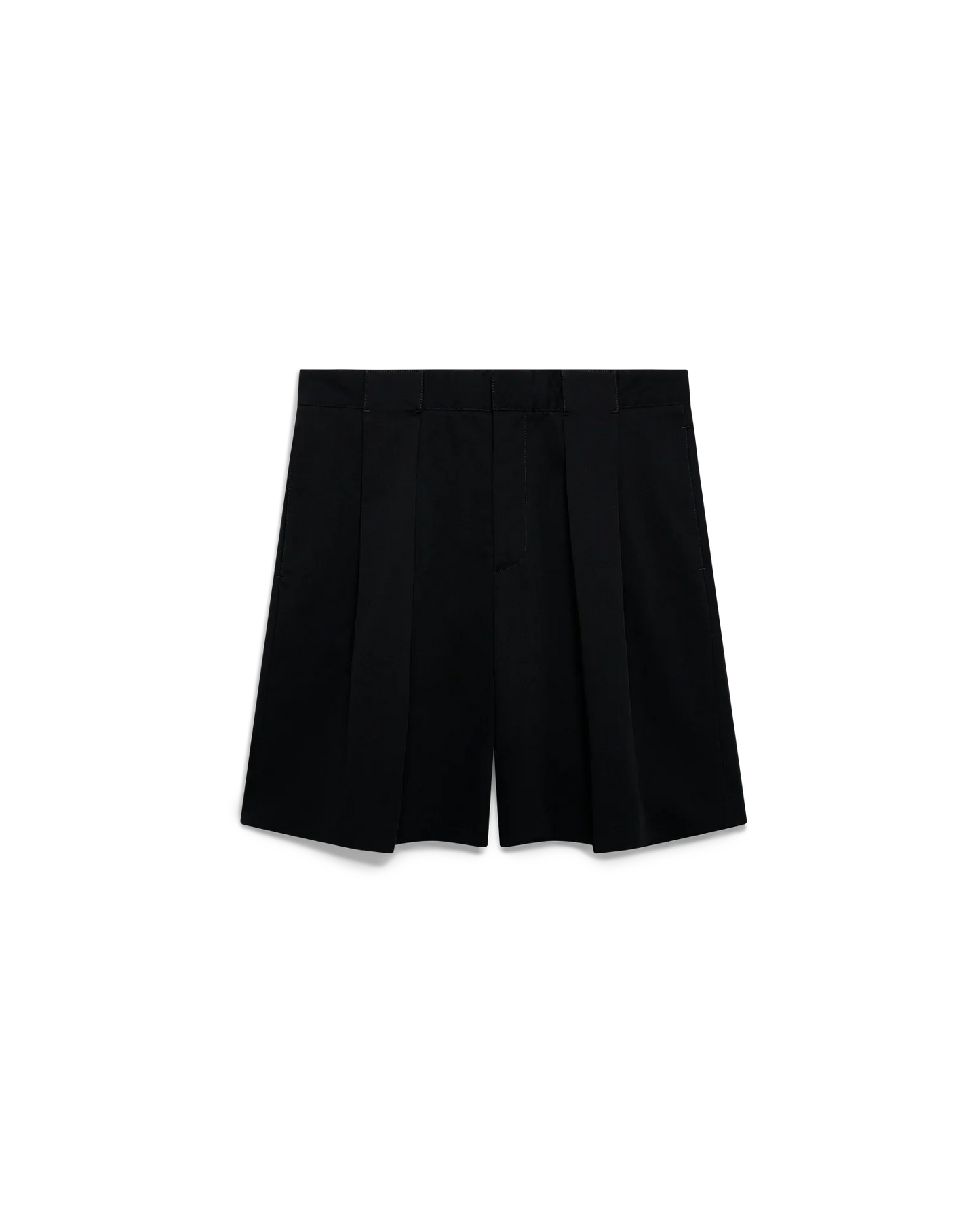 Shorts en coton avec passants de ceinture