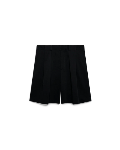 Shorts en coton avec passants de ceinture