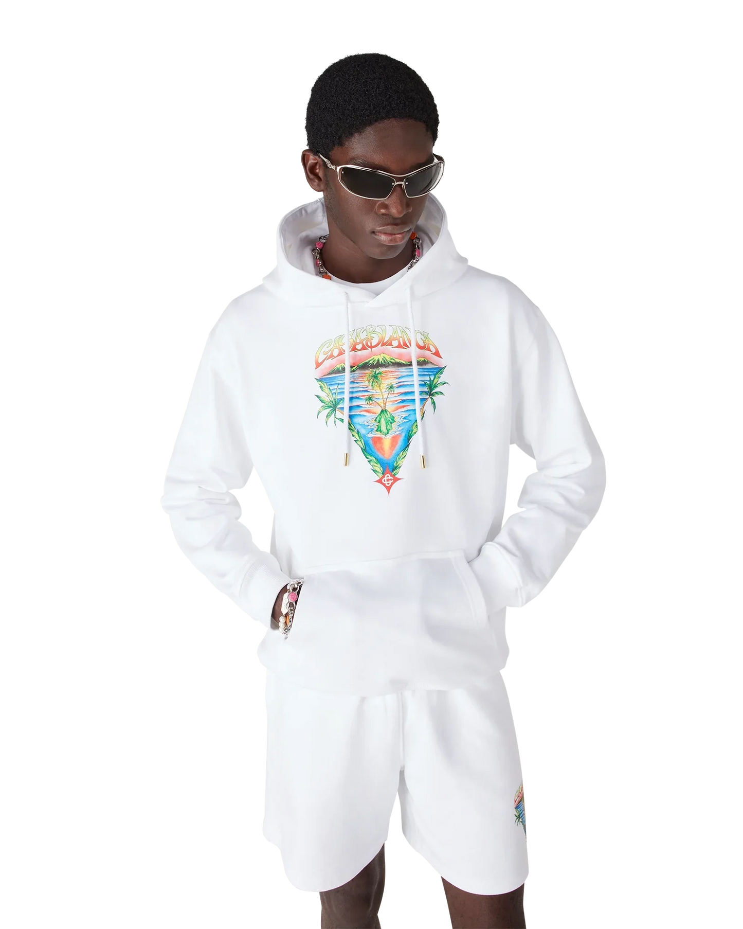 Innocence Triangle Long Sleeve Hooded Sweatshirt