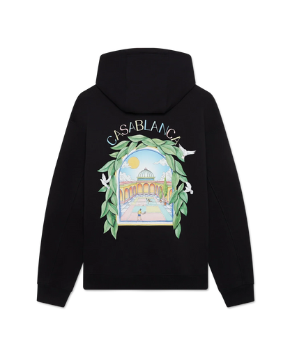 Black L'Arche Hooded Sweatshirt