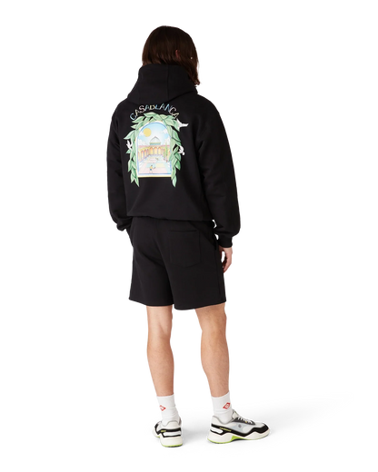 Black L'Arche Hooded Sweatshirt