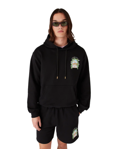 Black L'Arche Hooded Sweatshirt