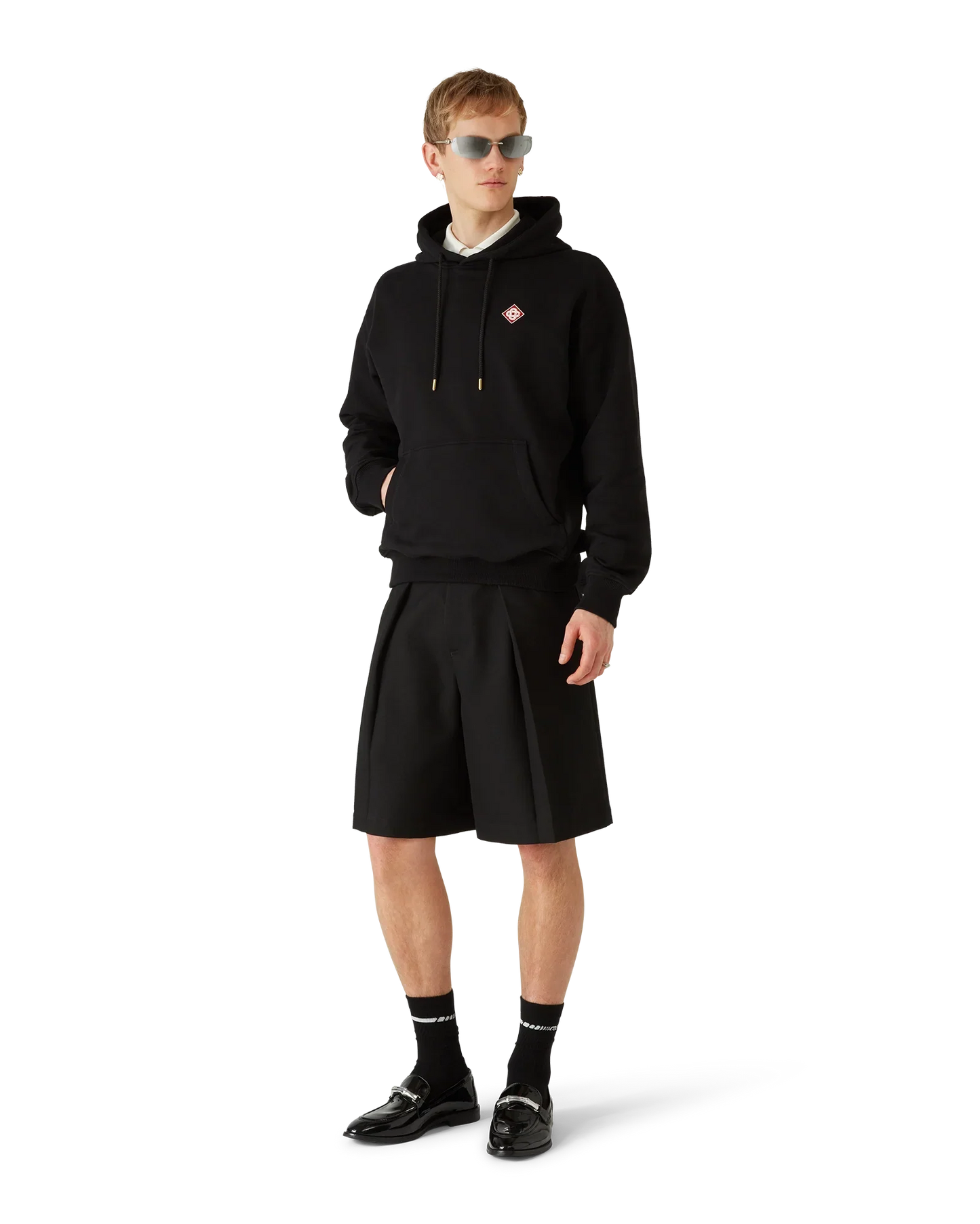 Sweat à capuche logo diamant