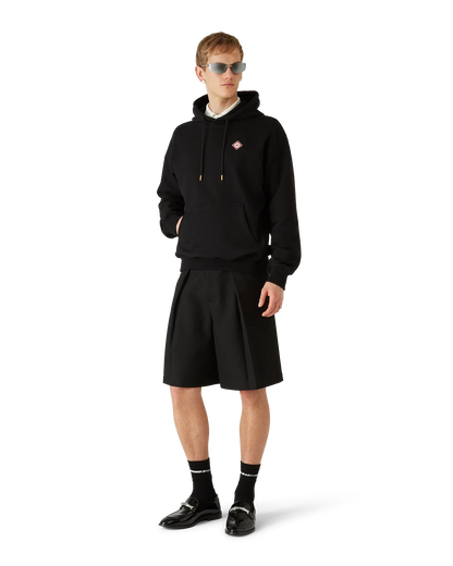 Sweat à capuche logo diamant