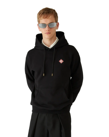 Sweat à capuche logo diamant
