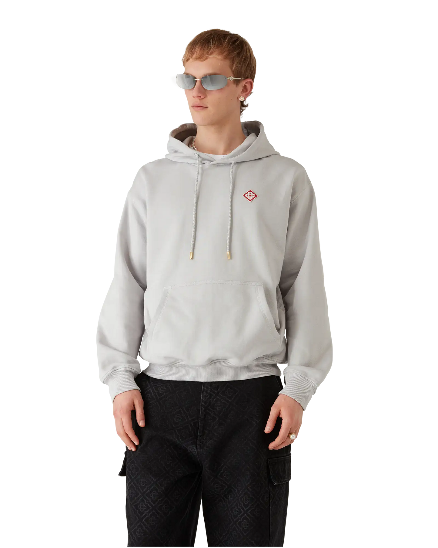 Sweat à capuche logo diamant