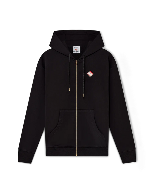 Diamond Logo Zip Hooded Sweatshirt