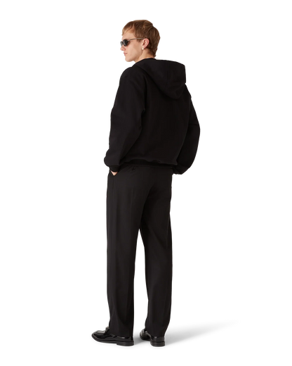 Sweat à capuche zippé avec logo diamant