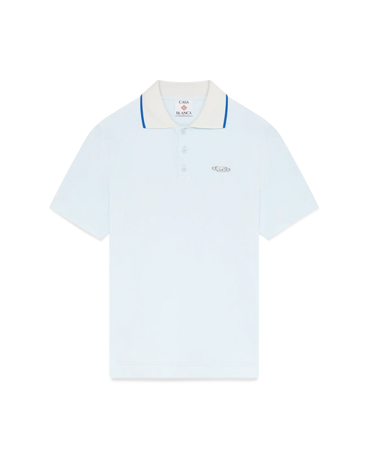 Velour Short Sleeve Polo Shirt