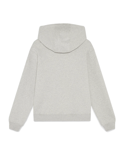Sweat-shirt à capuche zippé en mélange de cachemire