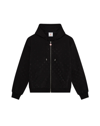 Crystal Monogram Long Sleeve Sweatshirt