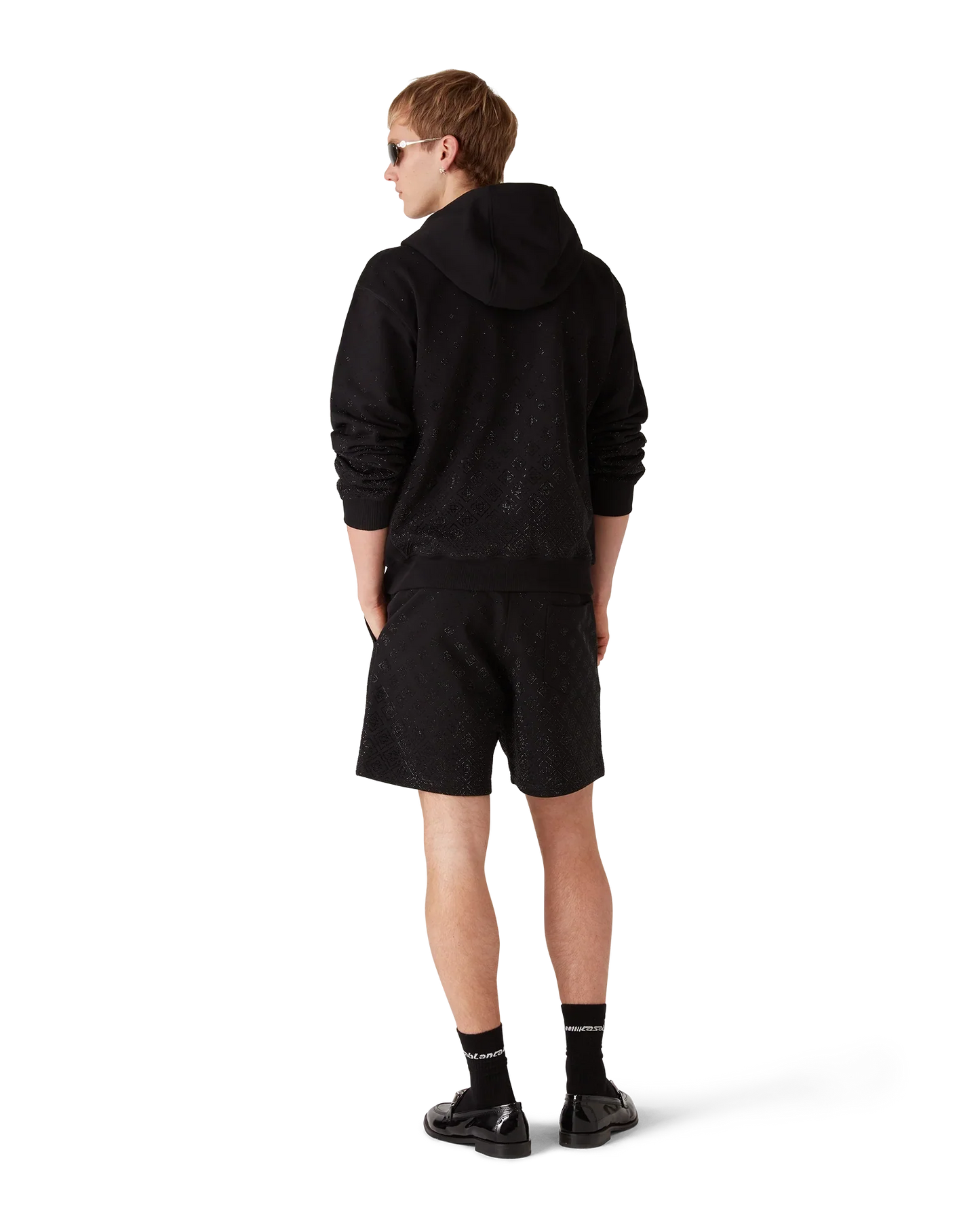 Crystal Monogram Long Sleeve Sweatshirt