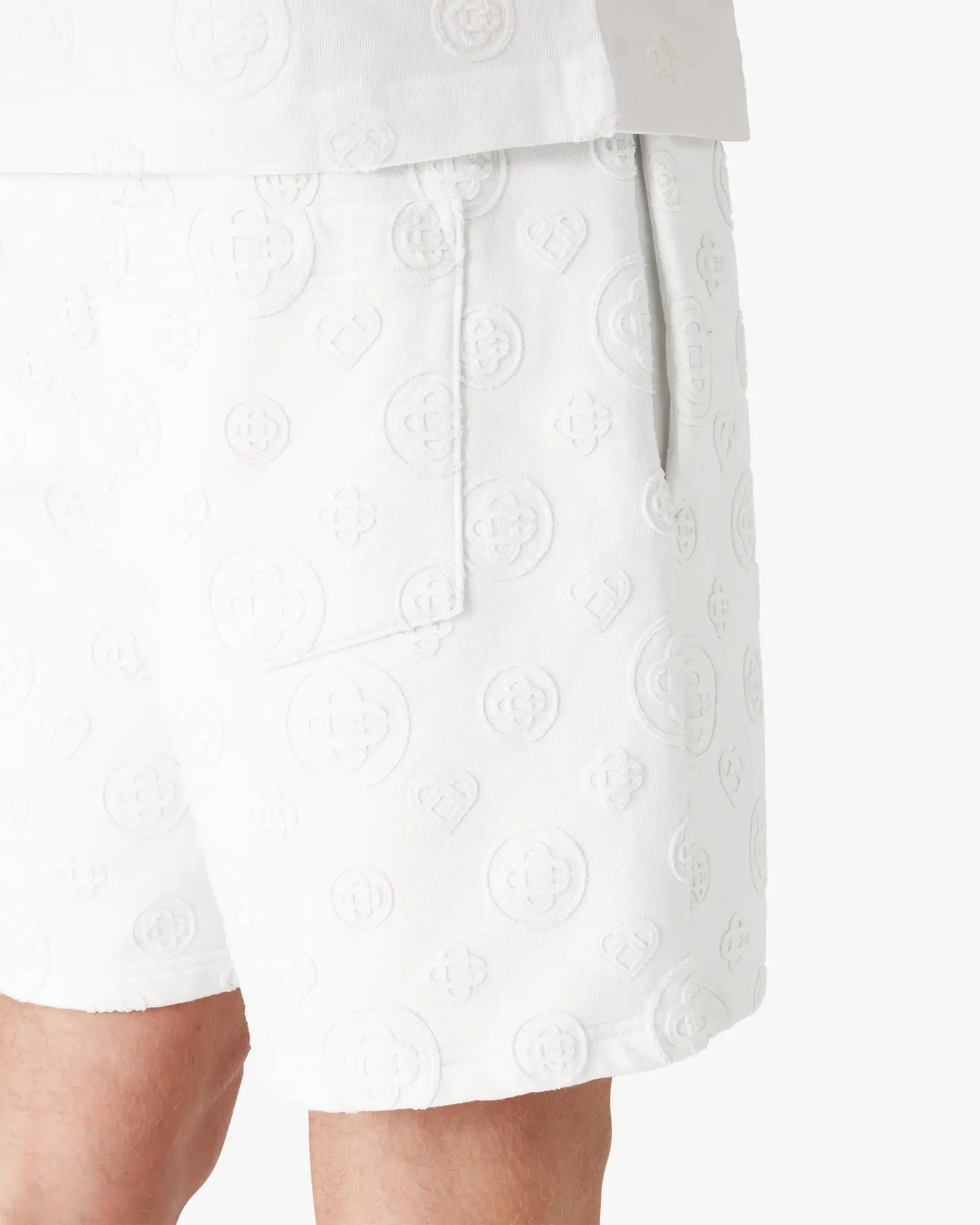 Short de jogging Monogramme en applique