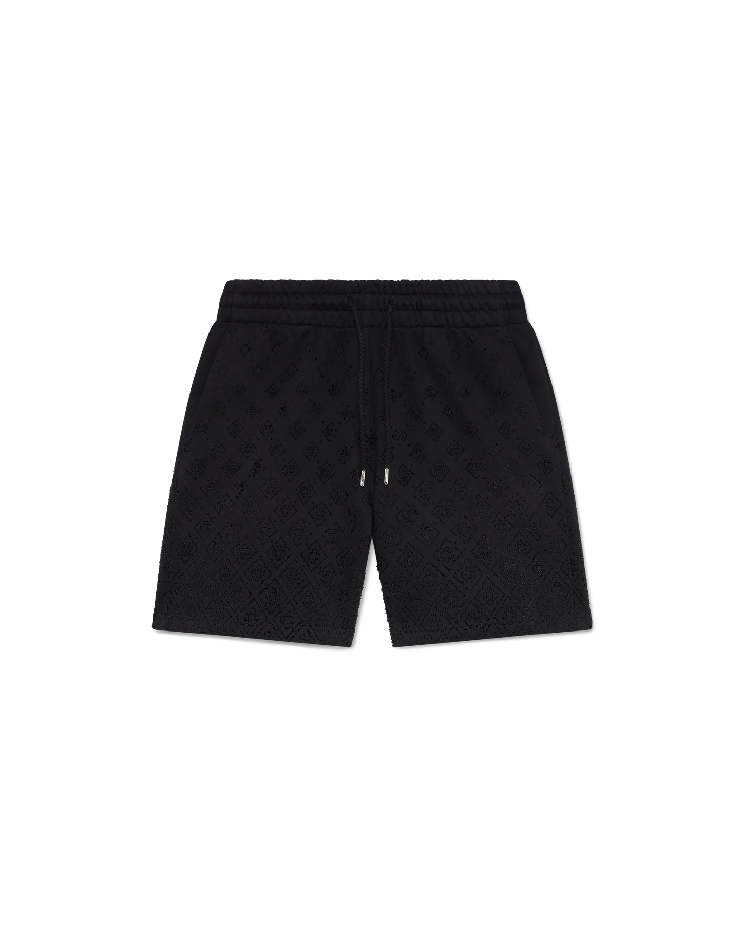 Shorts de jogging monogrammés ornés de cristaux