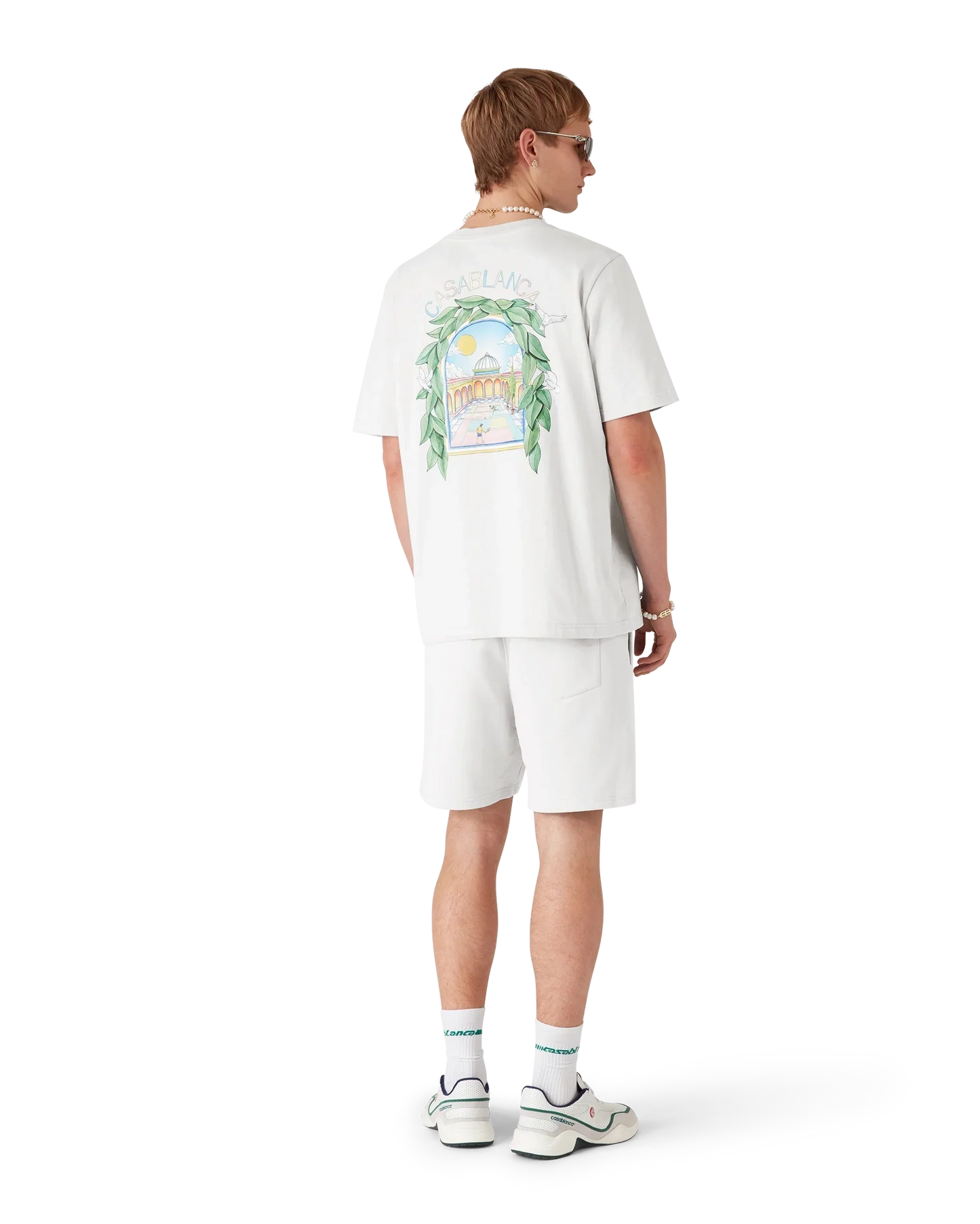 Short de jogging L'Arche gris