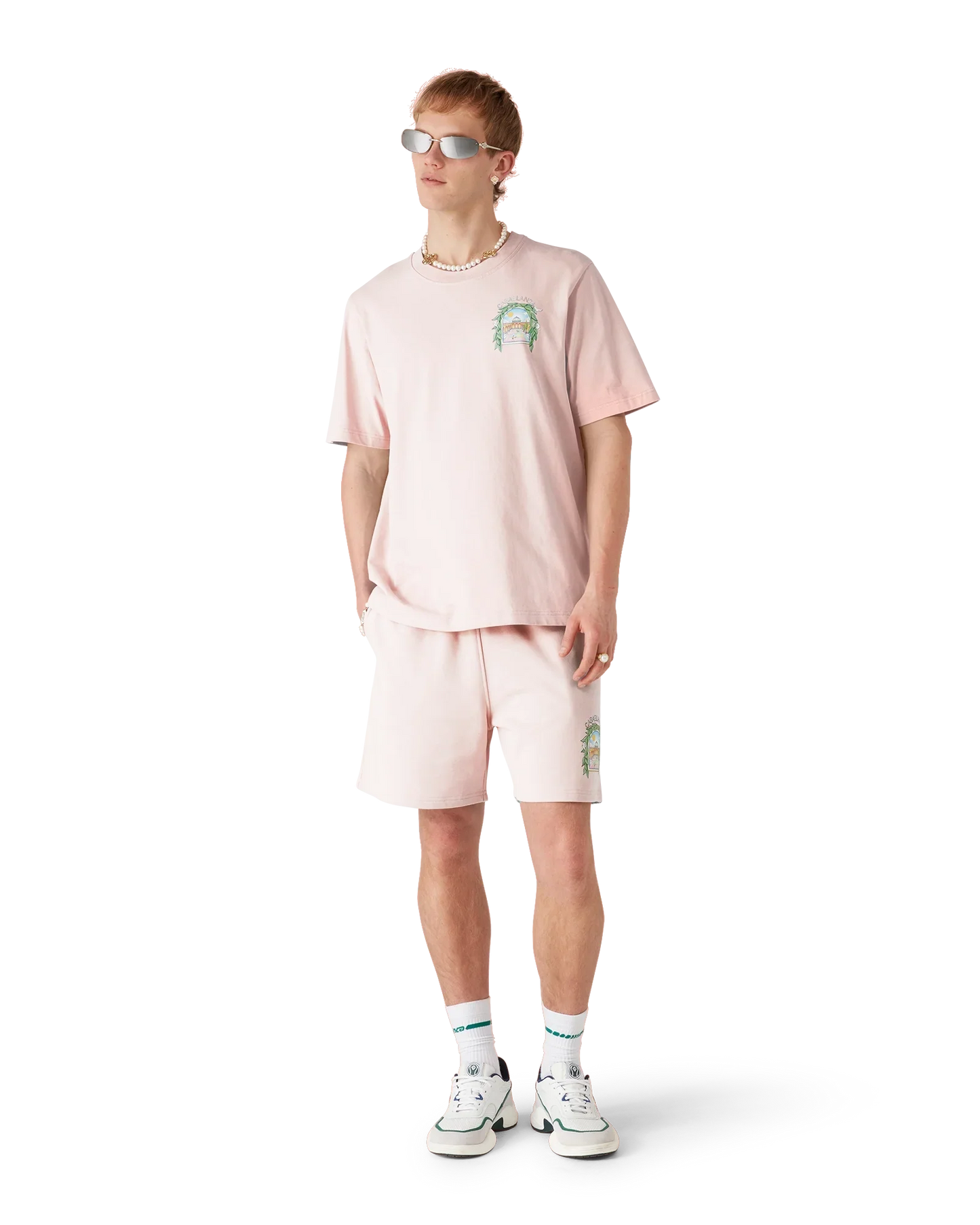 Shorts de jogging L'Arche roses
