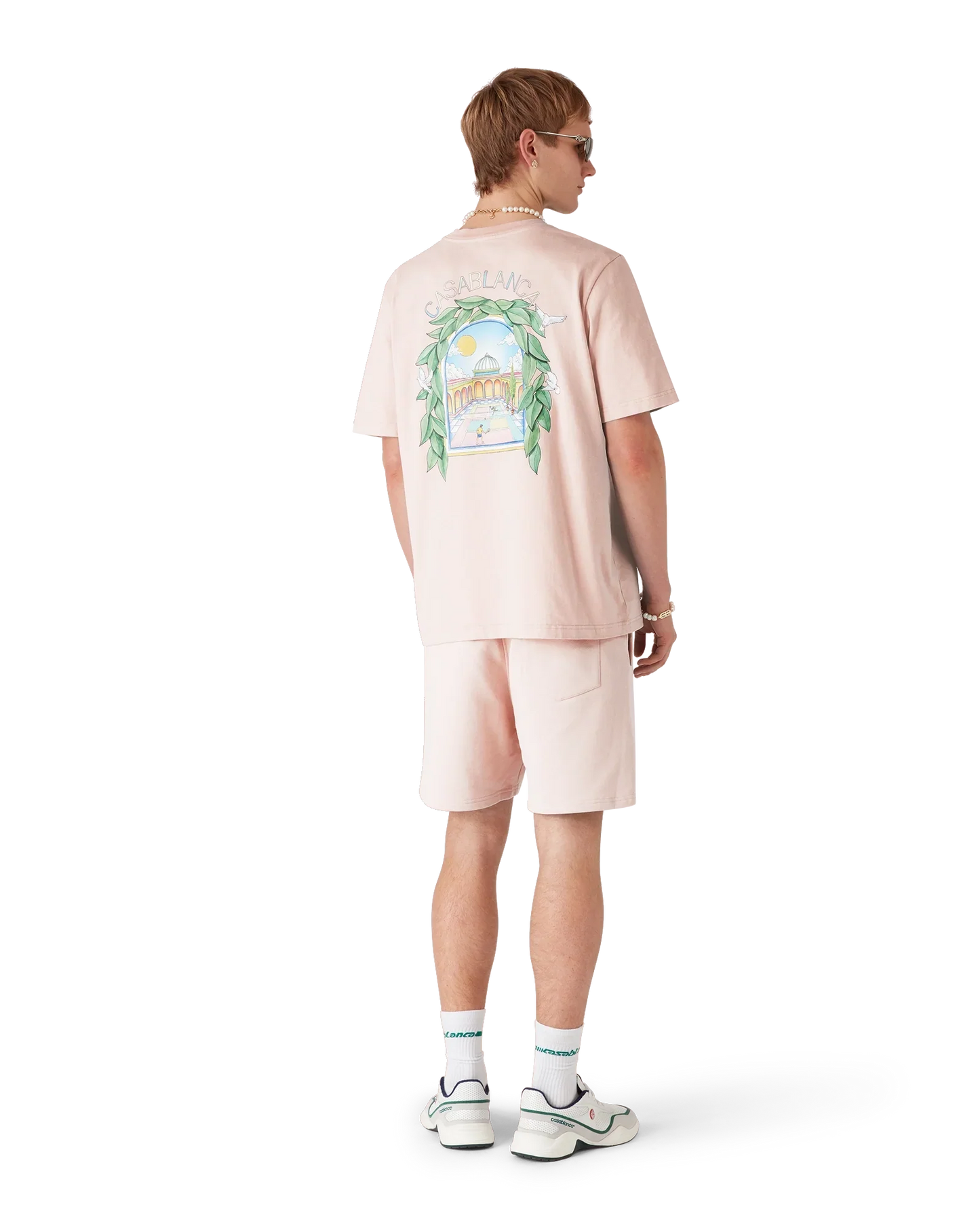 Shorts de jogging L'Arche roses