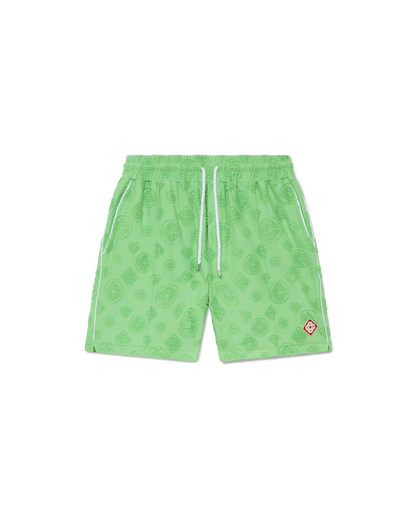 Short en éponge monogrammé