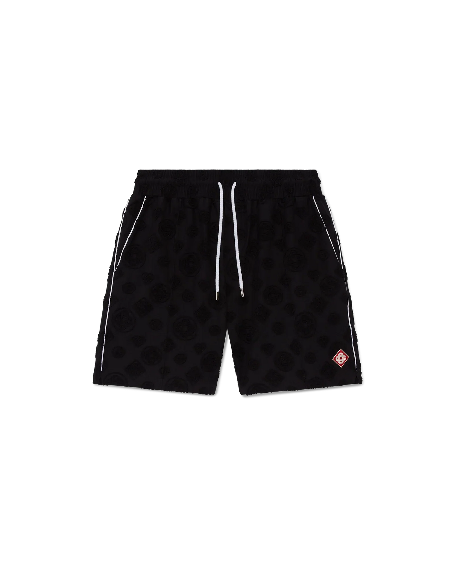 Short en tissu éponge monogrammé