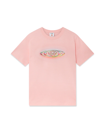 T-shirt à manches courtes avec logo en verre
