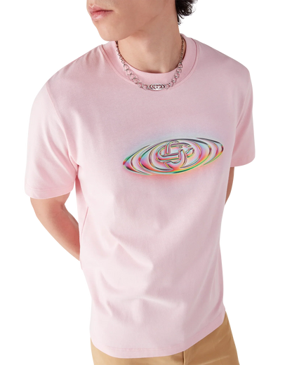T-shirt à manches courtes avec logo en verre