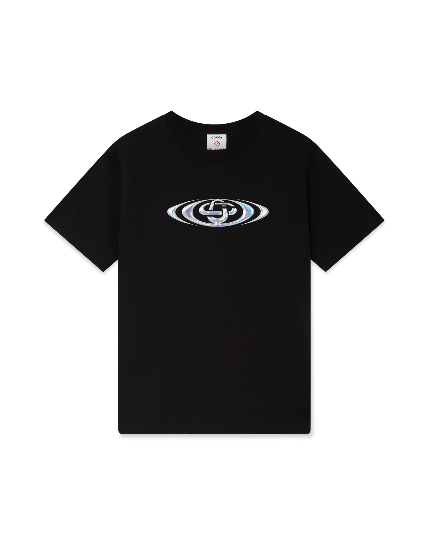 T-shirt à manches courtes avec logo déformé