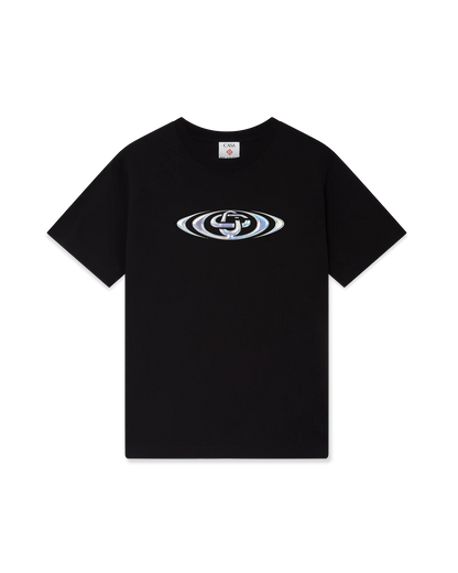 T-shirt à manches courtes avec logo déformé
