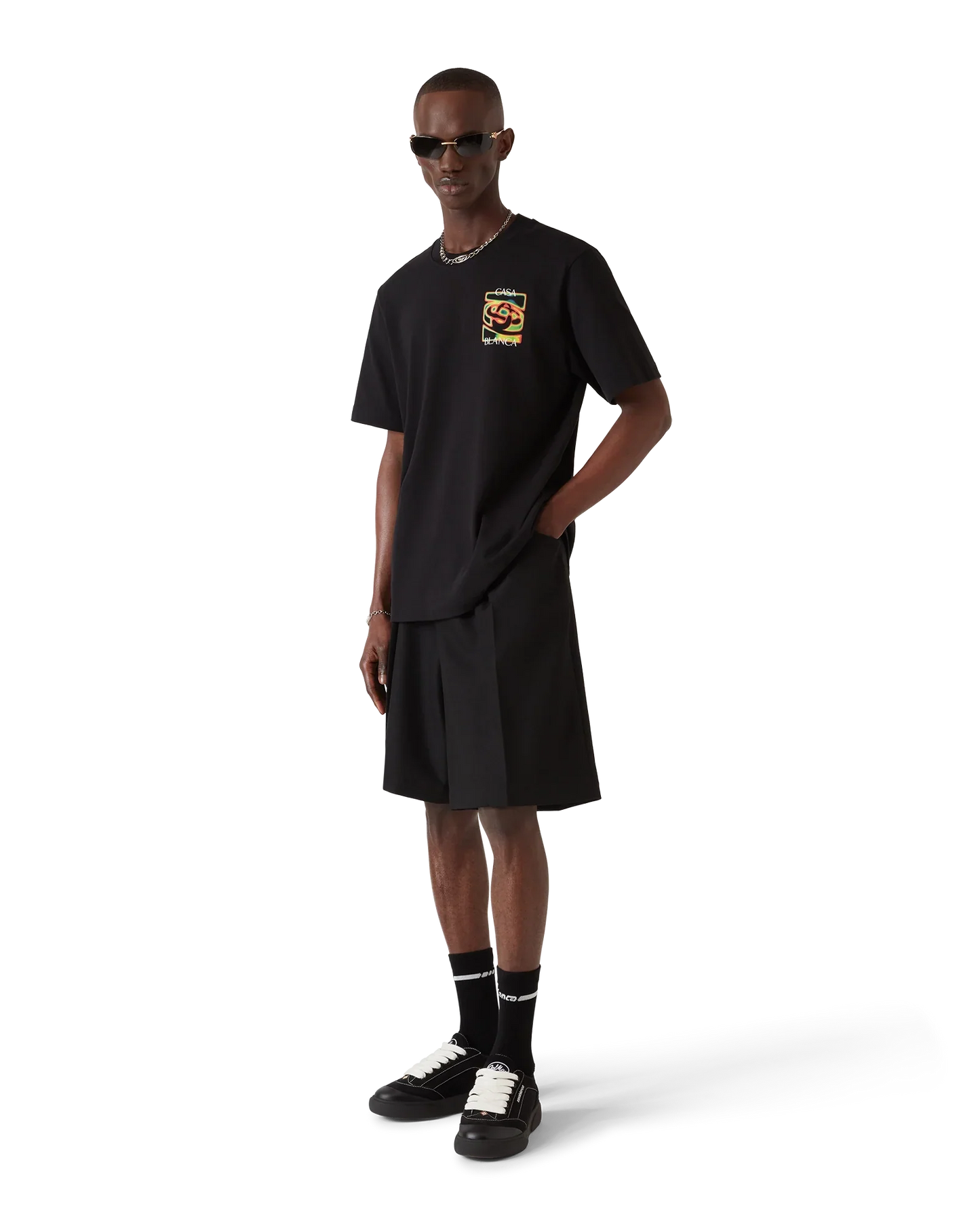 T-shirt à manches courtes avec logo Heat Map