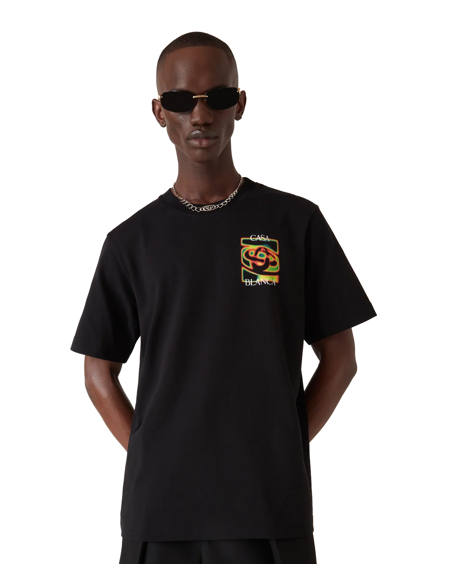 T-shirt à manches courtes avec logo Heat Map