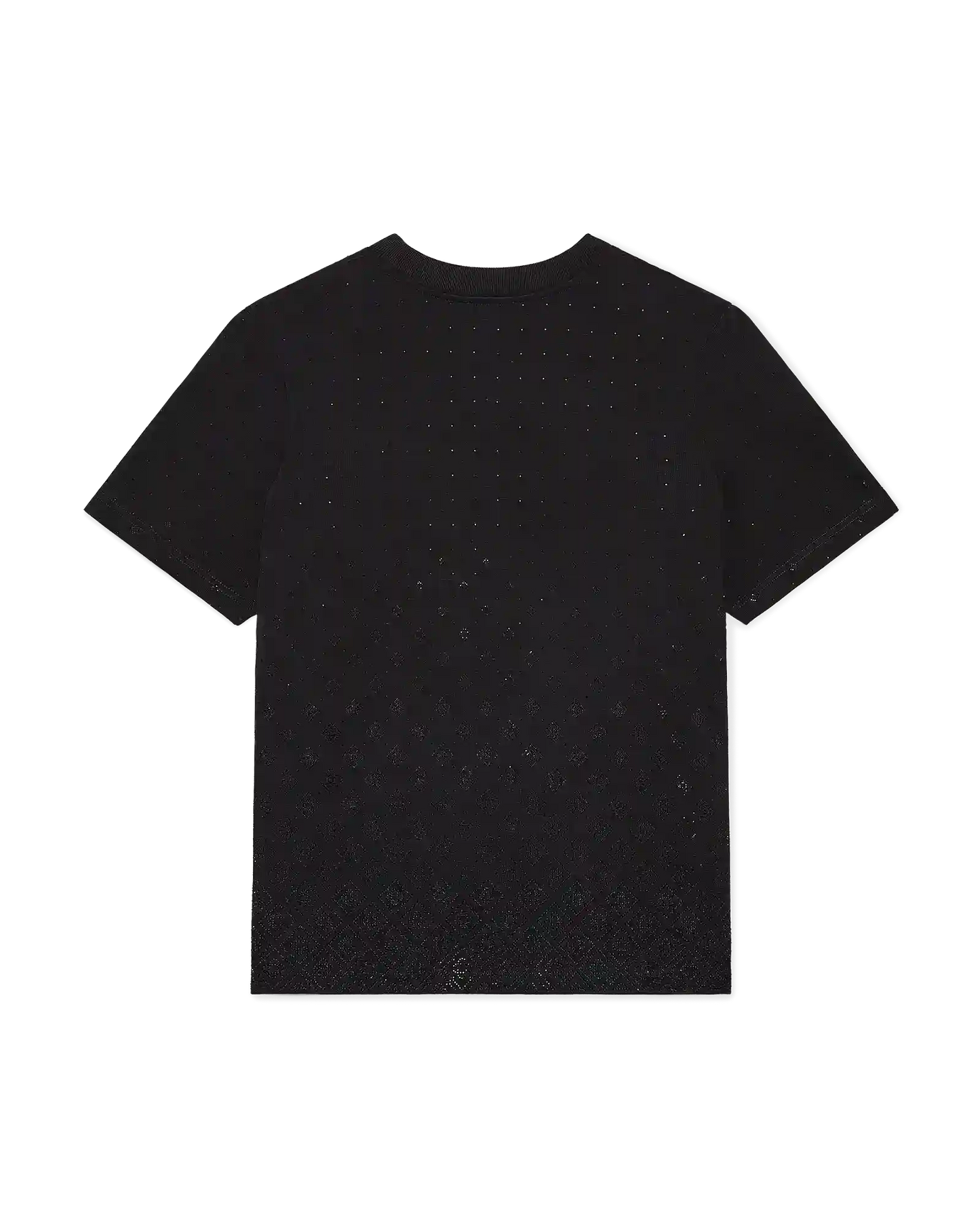 T-shirt à manches courtes avec logo monogramme en cristal