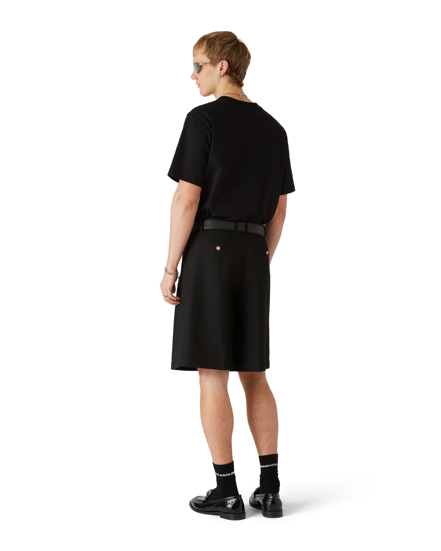 T-shirt à manches courtes avec logo champignon aérographe