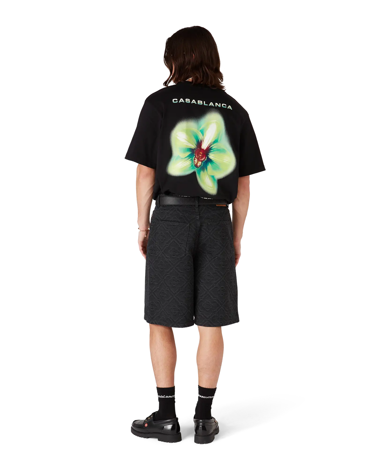 T-shirt oversize à manches courtes Glitch Orchid