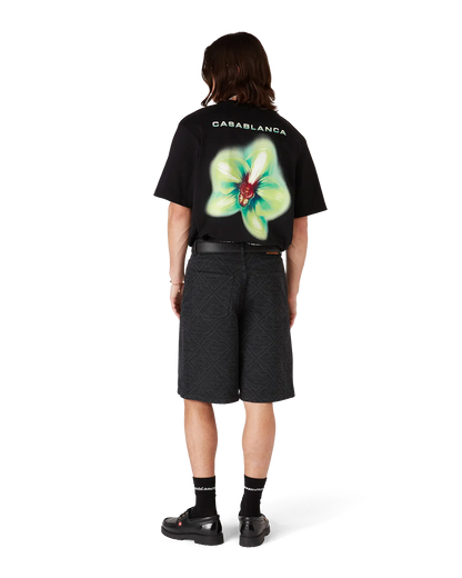 T-shirt oversize à manches courtes Glitch Orchid