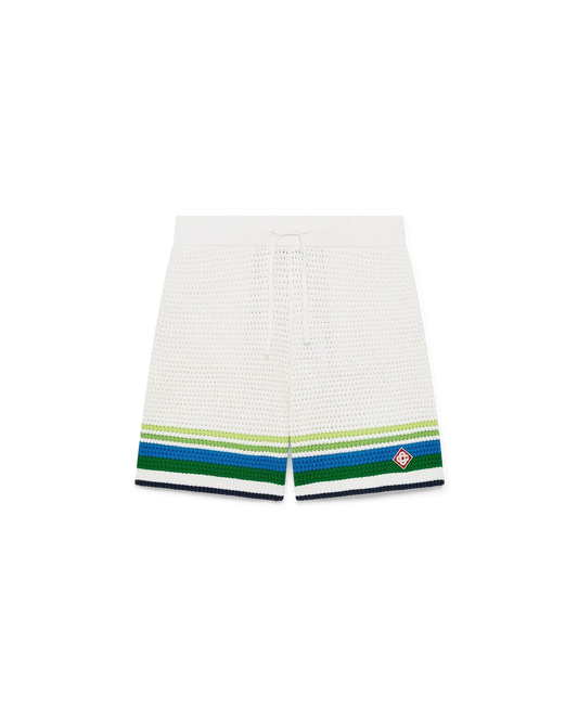 Stripe Knitted Shorts