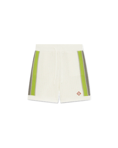 Shorts de plage au crochet à rayures