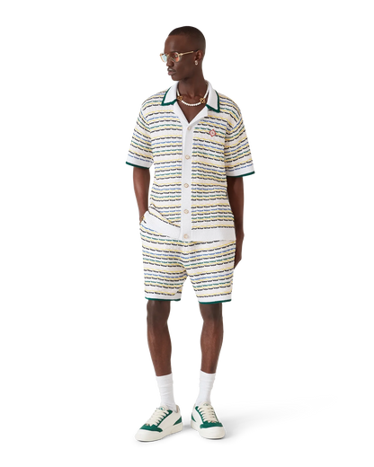 Tuck Stitch Short Sleeve Shirt